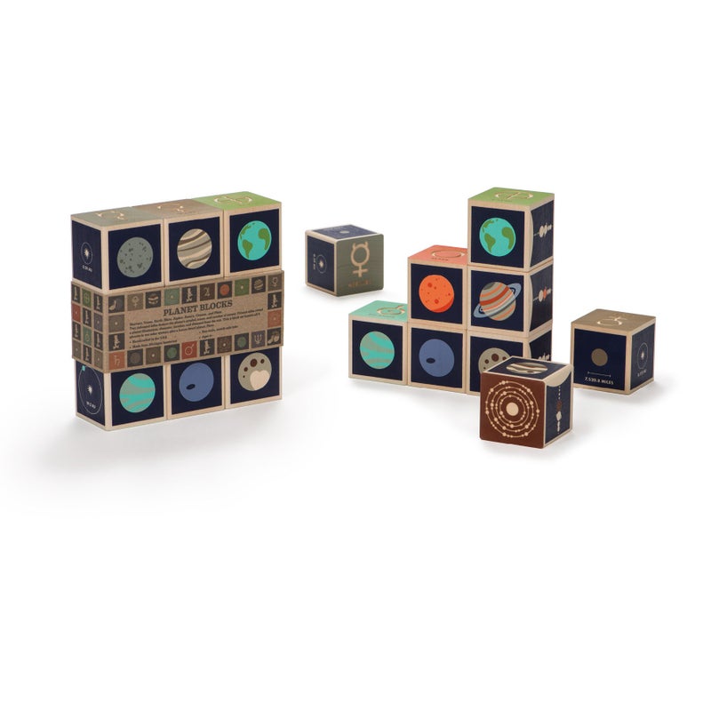 Uncle Goose Planet Blocks - Made in The USA - Image 4